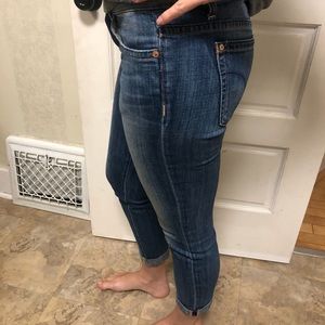 Joe’s Jeans.  Cigarette fit.  Waist 26